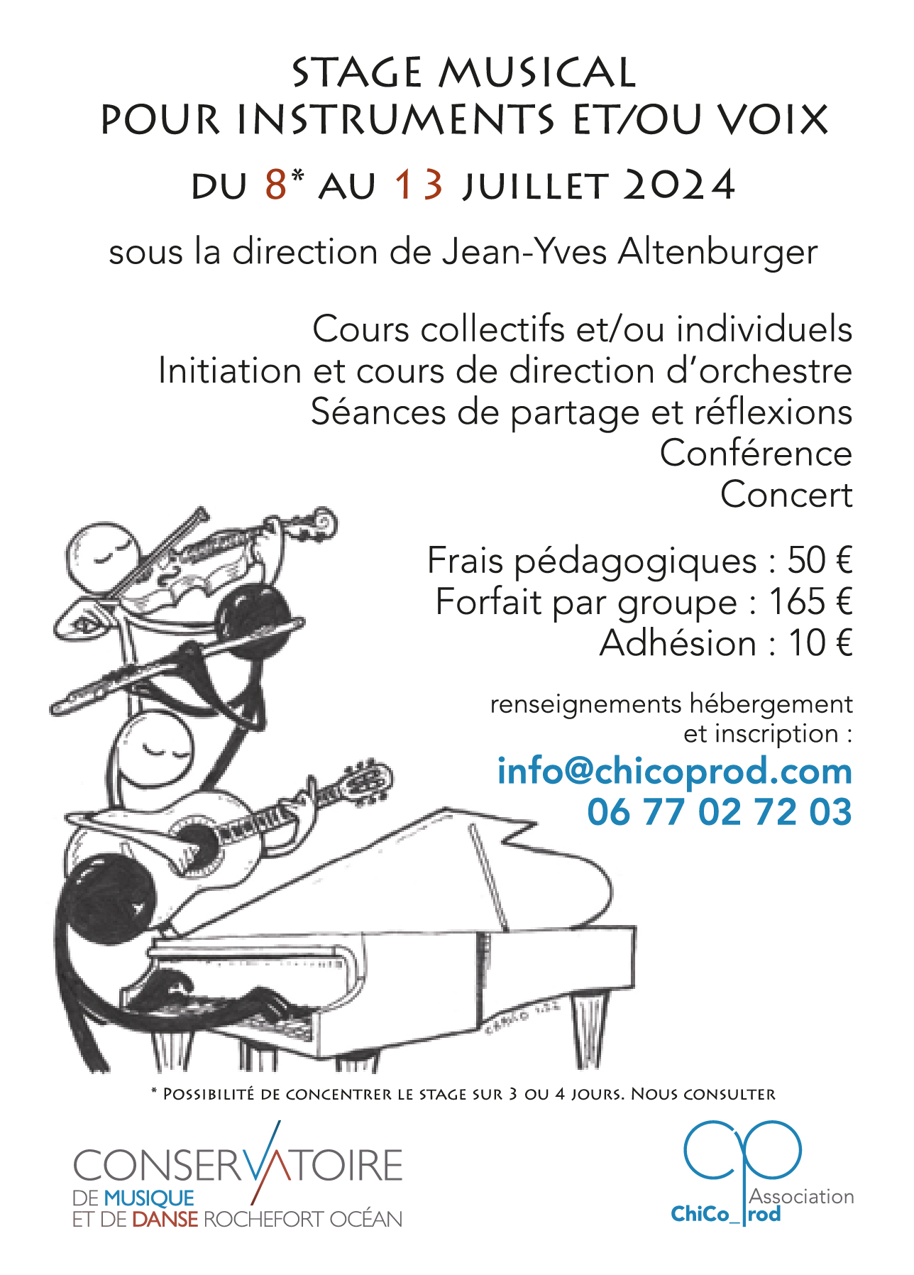 Stage de musique