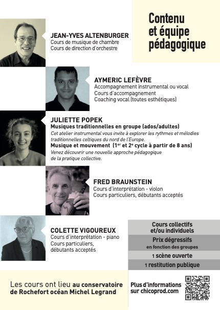 Léquipe pédagogique